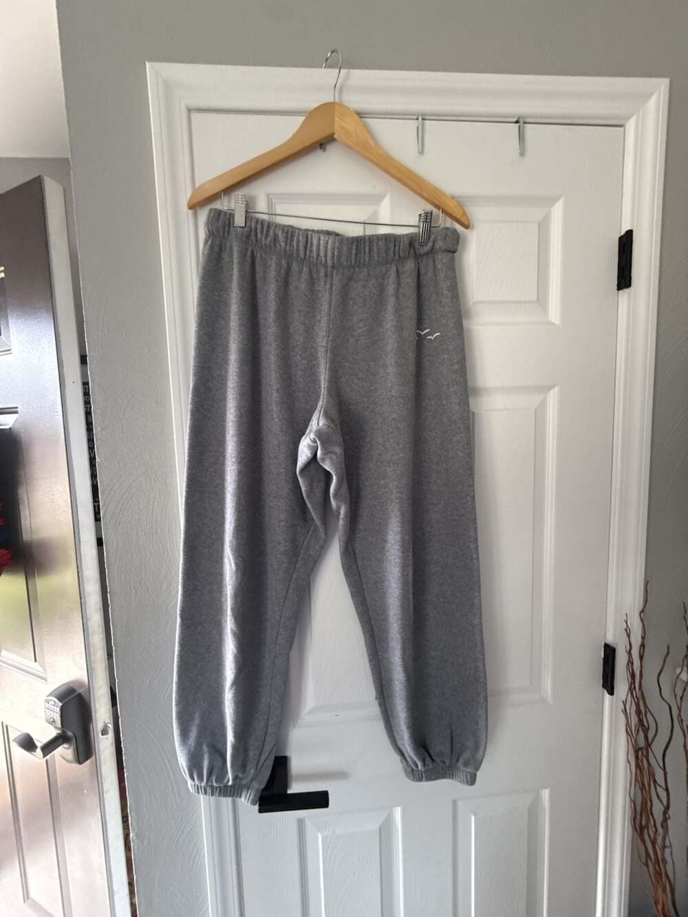 Lazypants Heather Gray Midweight Fleece Jogger Sweatpants